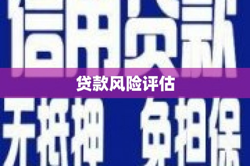 陵川贷款风险评估