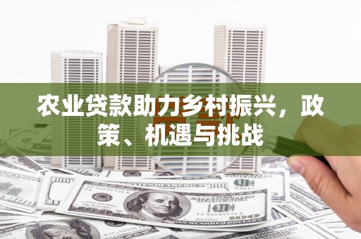 陵川农业贷款助力乡村振兴，政策、机遇与挑战