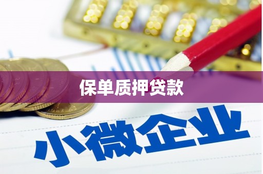 陵川保单质押贷款
