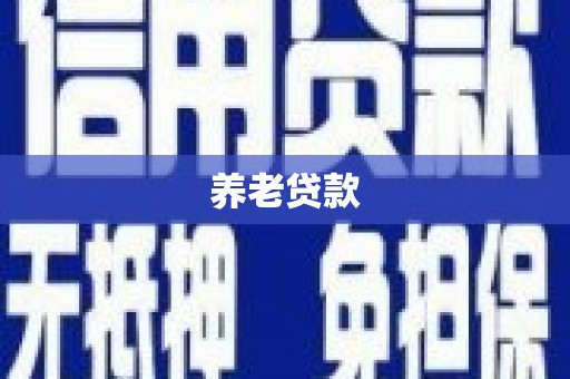 陵川养老贷款