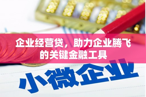 陵川企业经营贷，助力企业腾飞的关键金融工具