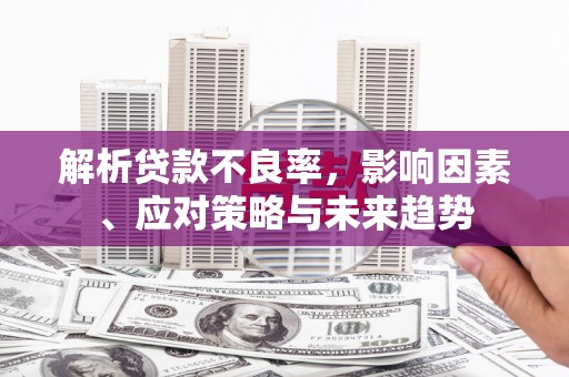 陵川解析贷款不良率，影响因素、应对策略与未来趋势