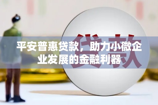 陵川平安普惠贷款，助力小微企业发展的金融利器