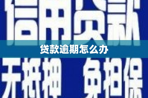 陵川贷款逾期怎么办