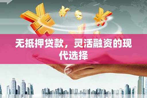 陵川无抵押贷款，灵活融资的现代选择
