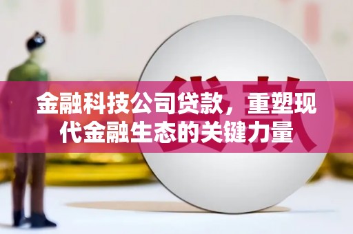 陵川金融科技公司贷款，重塑现代金融生态的关键力量