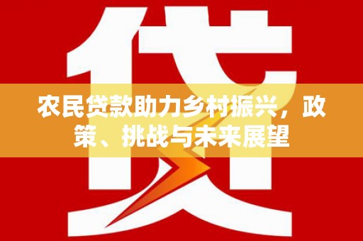 陵川农民贷款助力乡村振兴，政策、挑战与未来展望