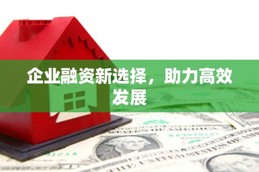 陵川企业融资新选择，助力高效发展